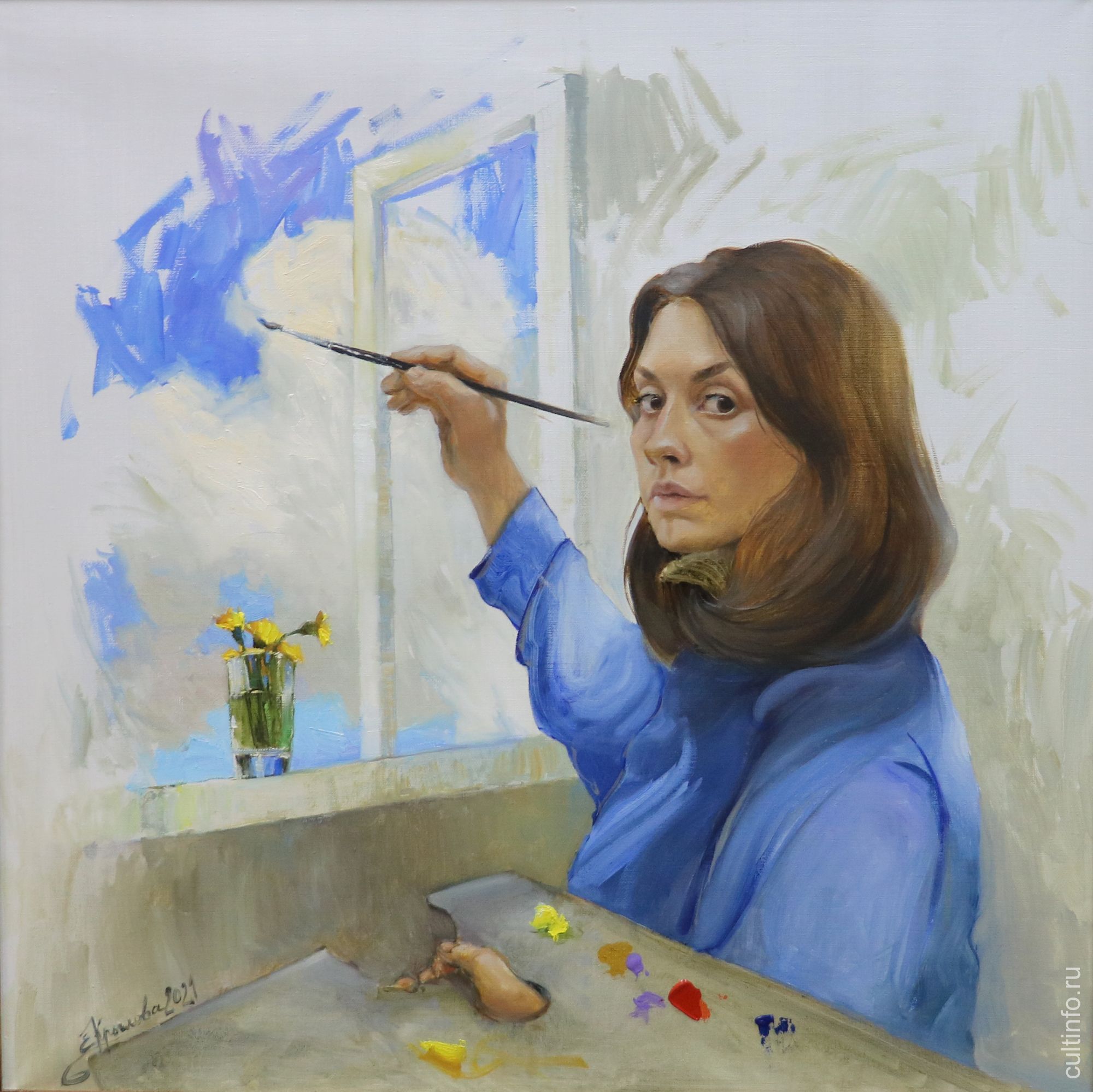 Екатерина Крылова (Череповец). Автопортрет. 2021